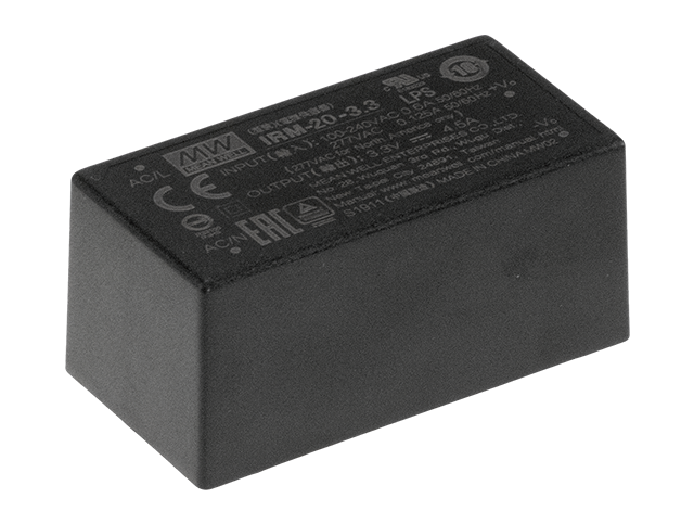 明緯IRM-20系列20W膠囊型電源