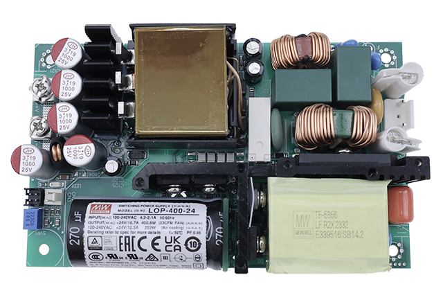 臺(tái)灣明緯LOP-400系列基板型電源供應(yīng)器醫(yī)療用電源