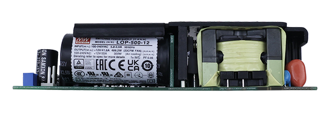 臺(tái)灣明緯LOP-500系列基板型電源供應(yīng)器醫(yī)療用電源